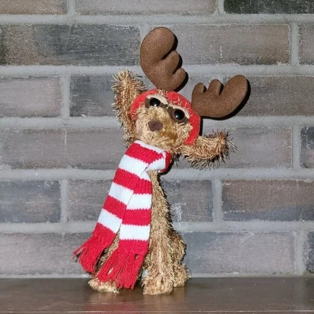 AGC Toys American Greetings Carlton Cards Christmas Holiday Reindeer Chihuahua